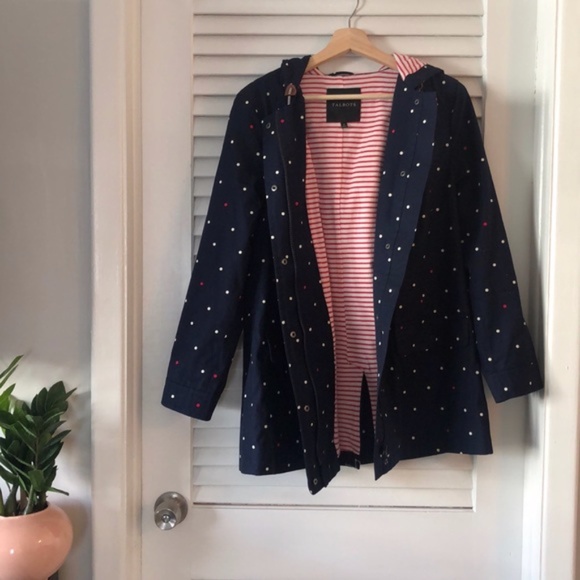 Talbots Water Resistant Polka Dot Utility Jacket - Picture 2 of 9
